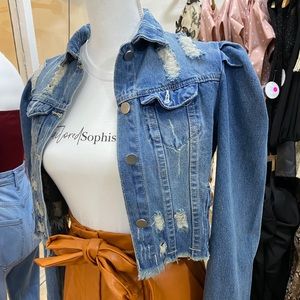 Distress Denim Jacket